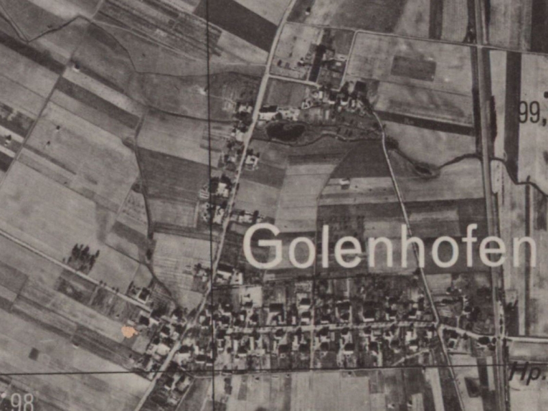 1940: Golęczewo z perspektywy samolotu Luftwaffe